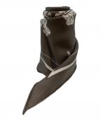 HERMESエルメス）の古着「三角スカーフ」｜グレー