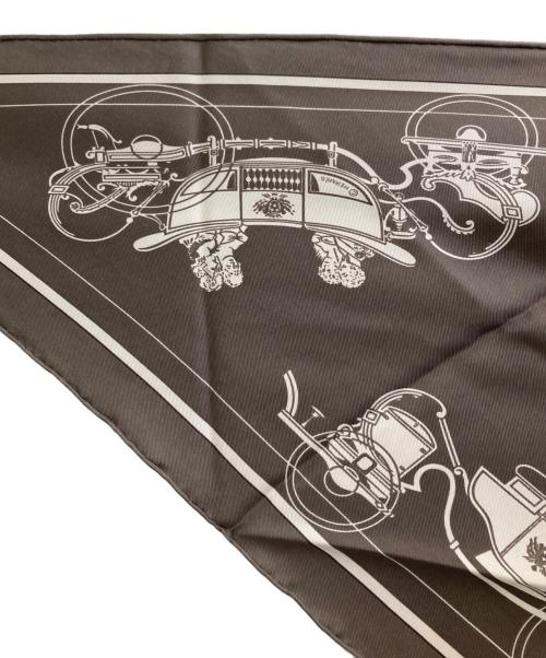 HERMES（エルメス）HERMES (エルメス) 三角スカーフ グレー サイズ:-の古着・服飾アイテム