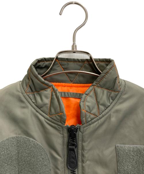 waiper（ワイパー）WAIPER (ワイパー) MA-1ジャケット オリーブ サイズ:Mの古着・服飾アイテム