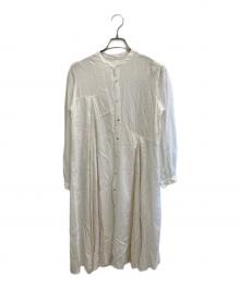 KAPITAL（キャピタル）の古着「コットンリネンシャツワンピース」｜アイボリー