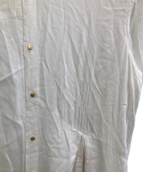 KAPITAL（キャピタル）KAPITAL (キャピタル) コットンリネンシャツワンピース アイボリー サイズ:XSの古着・服飾アイテム