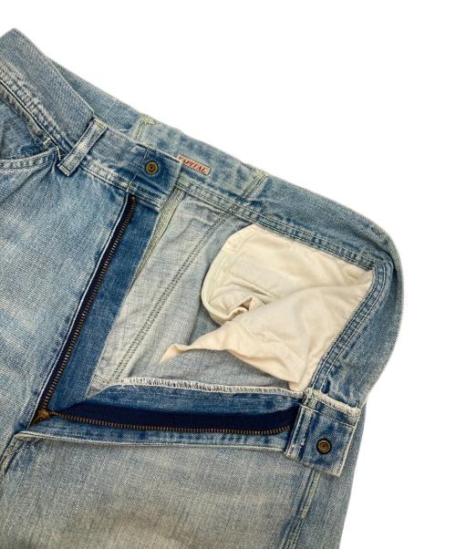 KAPITAL（キャピタル）KAPITAL (キャピタル) レースアップデニムパンツ スカイブルー サイズ:Mの古着・服飾アイテム