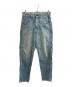 KAPITAL（キャピタル）の古着「レースアップデニムパンツ」｜スカイブルー