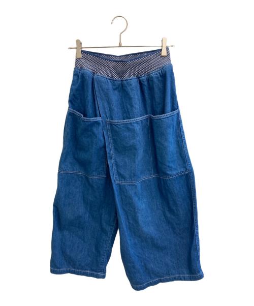 KAPITAL（キャピタル）KAPITAL (キャピタル) 8ozデニム MAKANAIラップパンツ インディゴ サイズ:Lの古着・服飾アイテム