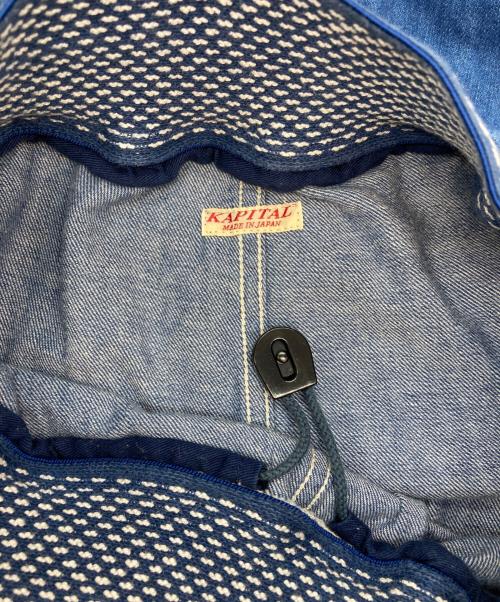 KAPITAL（キャピタル）KAPITAL (キャピタル) 8ozデニム MAKANAIラップパンツ インディゴ サイズ:Lの古着・服飾アイテム