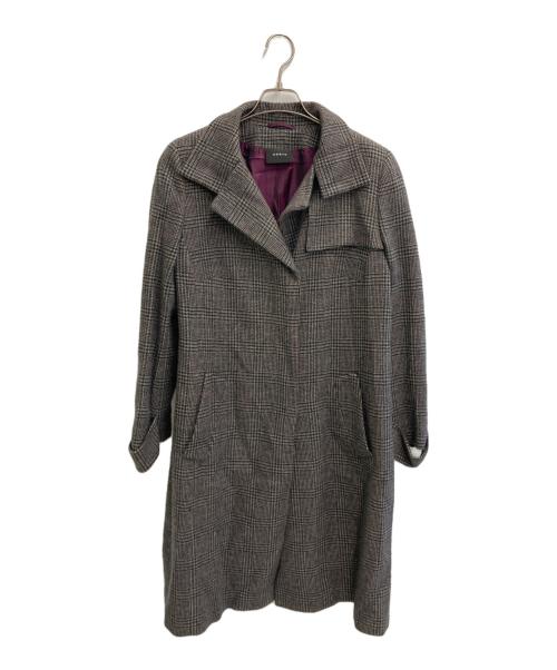 AKRIS（アクリス）AKRIS (アクリス) カシミヤコート グレー サイズ:SIZE 42の古着・服飾アイテム