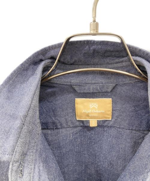 NIGEL CABOURN（ナイジェルケーボン）NIGEL CABOURN (ナイジェルケーボン) BRITISH OFFICERS SHIRT ネイビー サイズ:8の古着・服飾アイテム