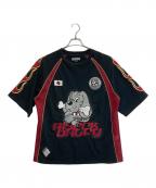 GALFY×AIBECK×GEKIROCKガルフィー×）の古着「ゲームシャツ」｜ブラック