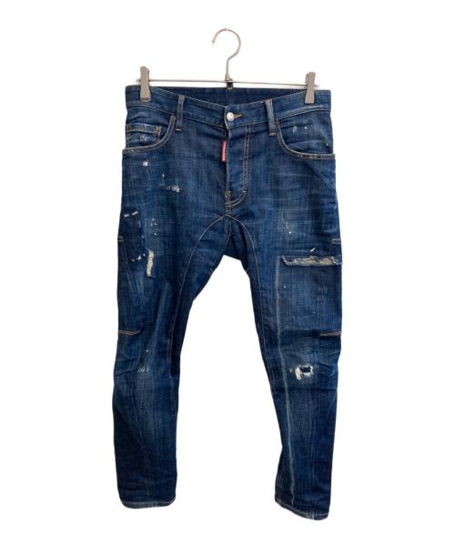 DSQUARED2（ディースクエアード）DSQUARED2 (ディースクエアード) TIDY BIKER JEAN インディゴ サイズ:44の古着・服飾アイテム
