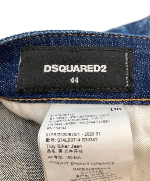DSQUARED2（ディースクエアード）DSQUARED2 (ディースクエアード) TIDY BIKER JEAN インディゴ サイズ:44の古着・服飾アイテム