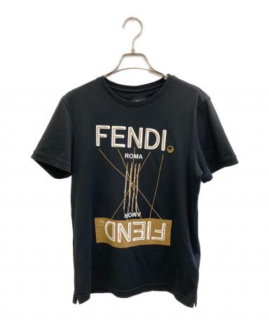 中古・古着通販】FENDI (フェンディ) Tシャツ ブラック サイズ:S