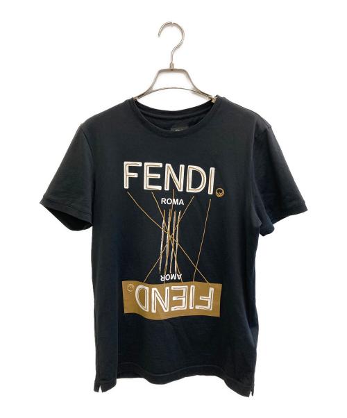 FENDI（フェンディ）FENDI (フェンディ) Tシャツ ブラック サイズ:Sの古着・服飾アイテム