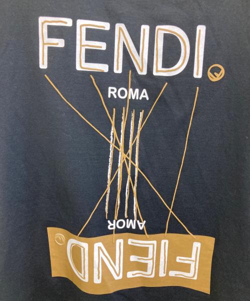 FENDI（フェンディ）FENDI (フェンディ) Tシャツ ブラック サイズ:Sの古着・服飾アイテム