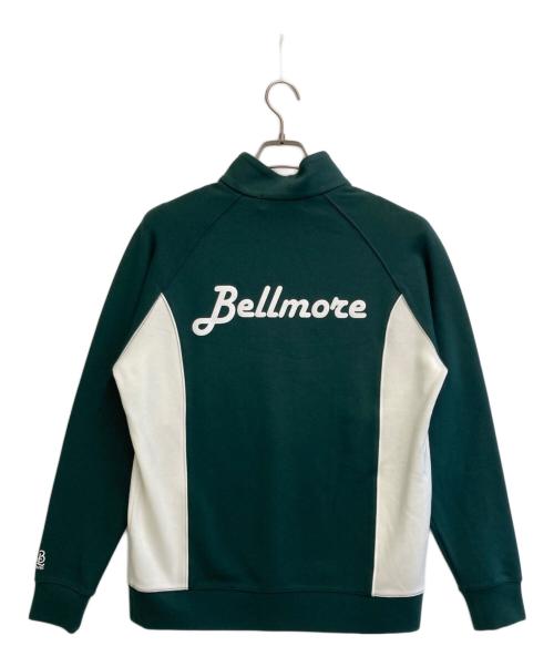 BELLMORE（ベルモーレ）BELLMORE (ベルモーレ) ハーフジップスウェット グリーン サイズ:Mの古着・服飾アイテム