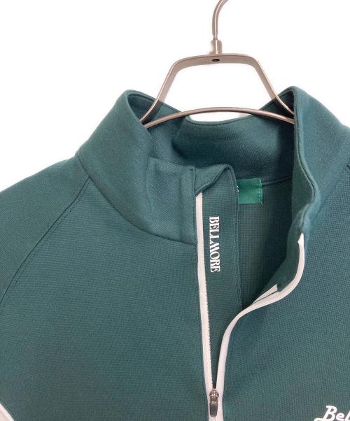 BELLMORE（ベルモーレ）BELLMORE (ベルモーレ) ハーフジップスウェット グリーン サイズ:Mの古着・服飾アイテム