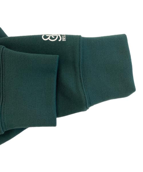 BELLMORE（ベルモーレ）BELLMORE (ベルモーレ) ハーフジップスウェット グリーン サイズ:Mの古着・服飾アイテム