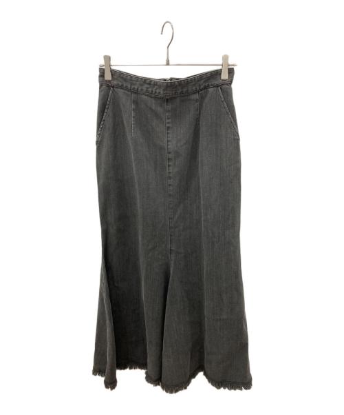JAPAN DENIM（ジャパンデニム）JAPAN DENIM (ジャパンデニム) MERMAID SKIRT ブラック サイズ:W25 未使用品の古着・服飾アイテム