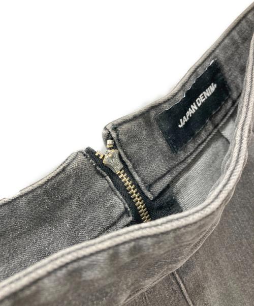 JAPAN DENIM（ジャパンデニム）JAPAN DENIM (ジャパンデニム) MERMAID SKIRT ブラック サイズ:W25 未使用品の古着・服飾アイテム