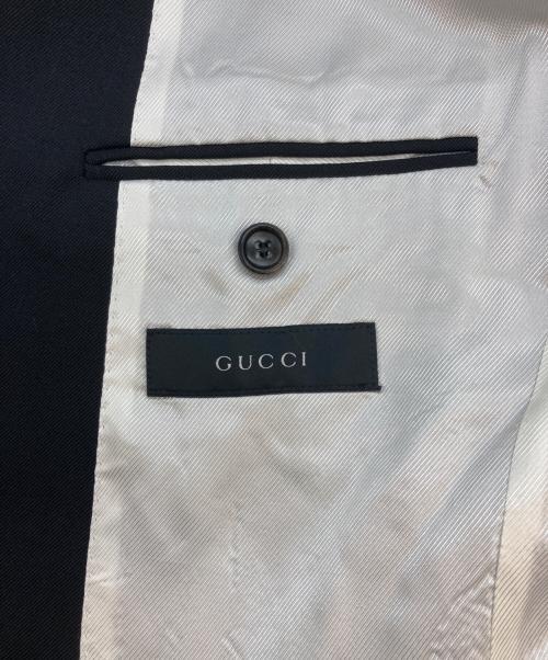 GUCCI（グッチ）GUCCI (グッチ) テーラードジャケット ブラック サイズ:46の古着・服飾アイテム