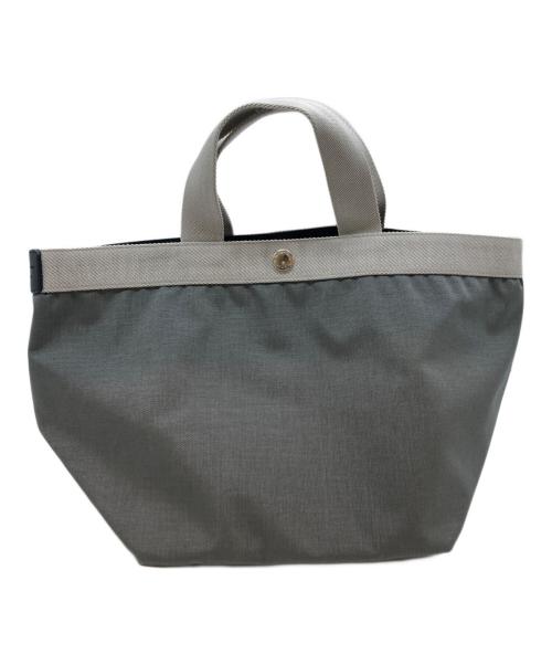 Herve Chapelier（エルベシャプリエ）Herve Chapelier (エルベシャプリエ) シルバーラメ コーデュラナイロン 舟型トート グレー サイズ:-の古着・服飾アイテム