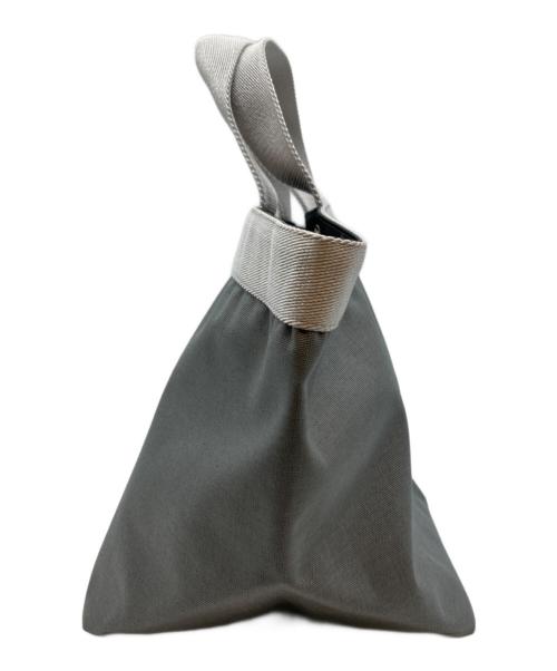 Herve Chapelier（エルベシャプリエ）Herve Chapelier (エルベシャプリエ) シルバーラメ コーデュラナイロン 舟型トート グレー サイズ:-の古着・服飾アイテム