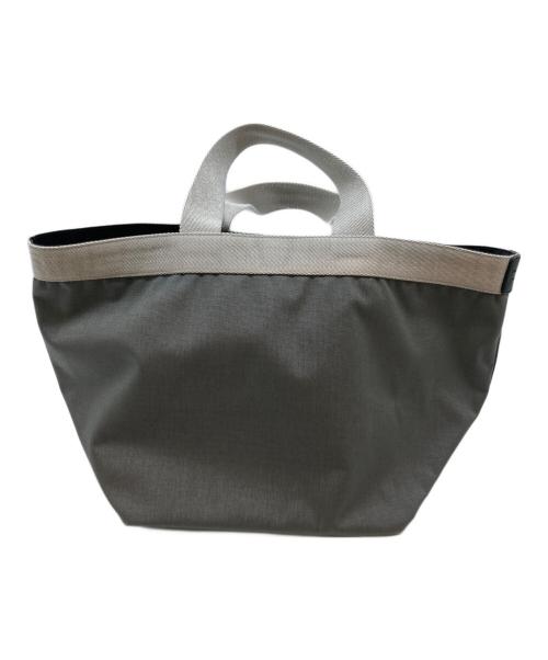 Herve Chapelier（エルベシャプリエ）Herve Chapelier (エルベシャプリエ) シルバーラメ コーデュラナイロン 舟型トート グレー サイズ:-の古着・服飾アイテム