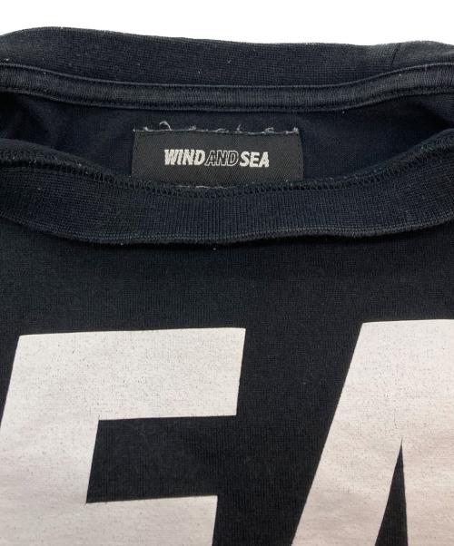 WIND AND SEA（ウィンダンシー）WIND AND SEA (ウィンダンシー) 半袖カットソー ブラック サイズ:Ｍの古着・服飾アイテム