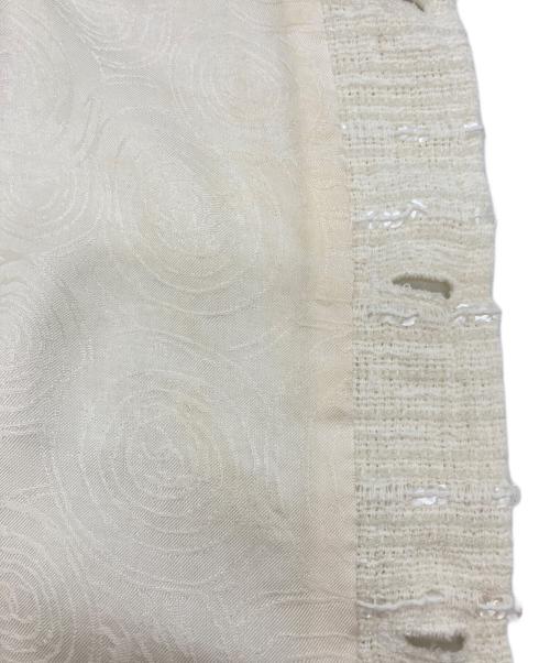 CHANEL（シャネル）CHANEL (シャネル) ノースリーブツイードトップ ホワイト サイズ:34の古着・服飾アイテム