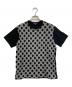 COMME des GARCONS HOMME（コムデギャルソン オム）の古着「ドット柄カットソー」｜グレー×ブラック
