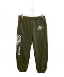 HIDE AND SEEK（ハイドアンドシーク）の古着「HS Sweat Pant」｜オリーブ