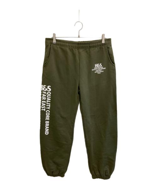 HIDE AND SEEK（ハイドアンドシーク）HIDE AND SEEK (ハイドアンドシーク) HS Sweat Pant オリーブ サイズ:XLの古着・服飾アイテム