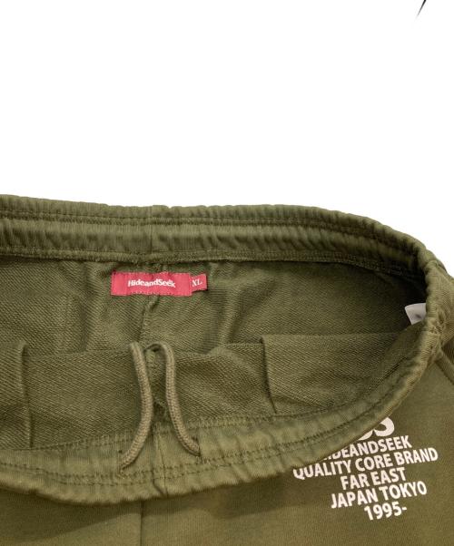 HIDE AND SEEK（ハイドアンドシーク）HIDE AND SEEK (ハイドアンドシーク) HS Sweat Pant オリーブ サイズ:XLの古着・服飾アイテム