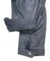中古・古着 DENIME (ドゥニーム) シープスキン ライダース ネイビー サイズ:46：9000円