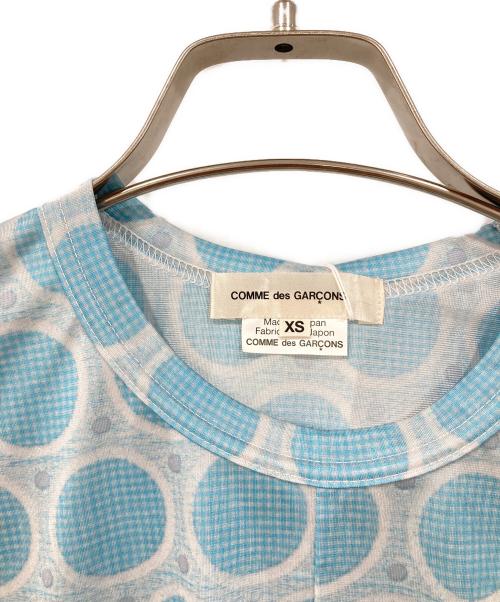 COMME des GARCONS（コムデギャルソン）COMME des GARCONS (コムデギャルソン) 穴あきカットソー ブルー サイズ:XSの古着・服飾アイテム