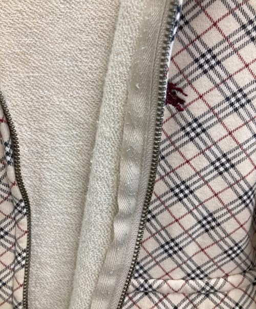 BURBERRY BLUE LABEL（バーバリー ブルー レーベル）BURBERRY BLUE LABEL (バーバリーロンドンブルーレーベル) ノバチェック スウェット トラックジャケット ベージュ サイズ:38の古着・服飾アイテム