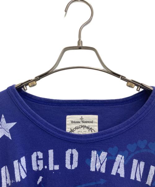 Vivienne Westwood ANGLOMANIA（ヴィヴィアンウエストウッドアングロマニア）VIVIENNE WESTWOOD ANGLOMANIA (ヴィヴィアンウエストウッドアングロマニア) ロングカットソー ネイビー サイズ:38の古着・服飾アイテム