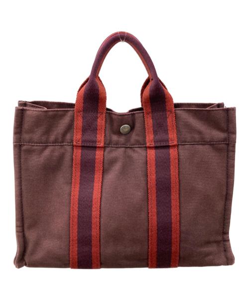 HERMES（エルメス）HERMES (エルメス) フールトゥPM バーガンディーの古着・服飾アイテム