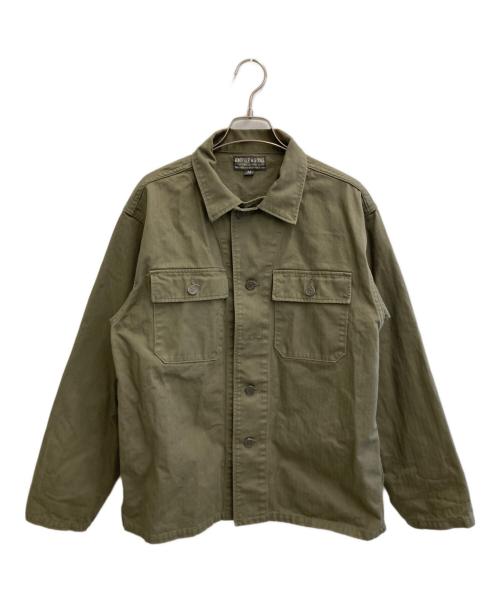 EMPIRE & SONS（エンパイア＆サンズ）EMPIRE & SONS (エンパイア＆サンズ) ミリタリージャケット オリーブ サイズ:Mの古着・服飾アイテム