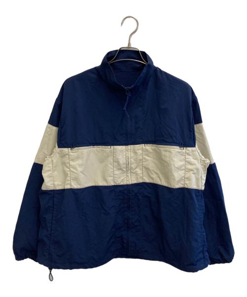 D.C.WHITE（ディーシーホワイト）D.C.WHITE (ディーシーホワイト) Training Top ネイビー×ホワイト サイズ:Mの古着・服飾アイテム