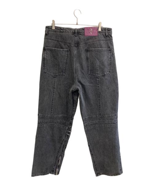 LIBERE（リベーレ）libere (リベーレ) DENIM BIKER BAGGY PANTS ブラック サイズ:3の古着・服飾アイテム