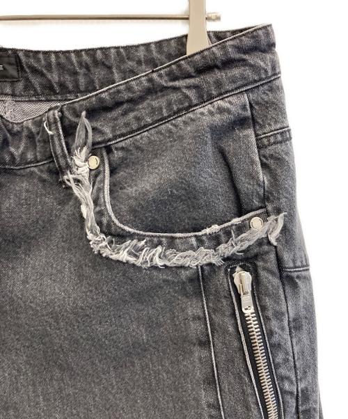 LIBERE（リベーレ）libere (リベーレ) DENIM BIKER BAGGY PANTS ブラック サイズ:3の古着・服飾アイテム