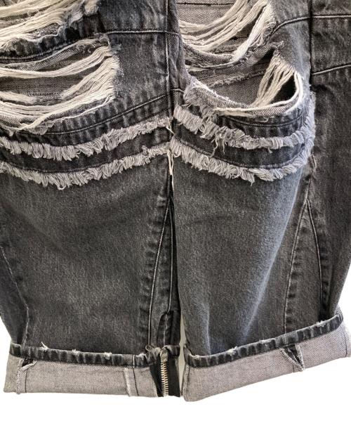 LIBERE（リベーレ）libere (リベーレ) DENIM BIKER BAGGY PANTS ブラック サイズ:3の古着・服飾アイテム