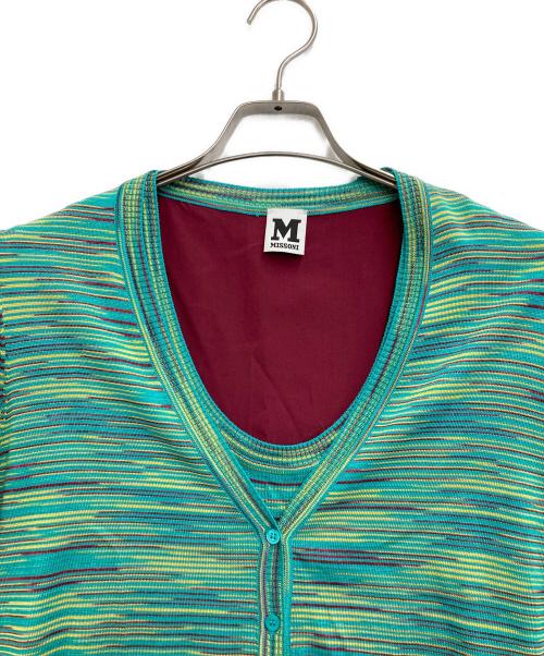 missoni（ミッソーニ）MISSONI (ミッソーニ) アンサンブルカーディガン グリーン サイズ:38の古着・服飾アイテム