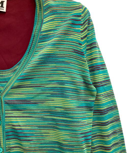 missoni（ミッソーニ）MISSONI (ミッソーニ) アンサンブルカーディガン グリーン サイズ:38の古着・服飾アイテム