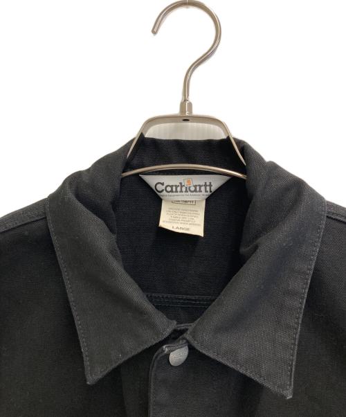 CarHartt（カーハート）CarHartt (カーハート) ダック地ワークジャケット ブラック サイズ:Lの古着・服飾アイテム
