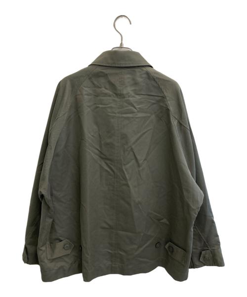 PUBLIC TOKYO（パブリックトウキョウ）PUBLIC TOKYO (パブリックトウキョウ) コットン ギャバ ファティーグ ミリタリージャケット オリーブ サイズ:02の古着・服飾アイテム