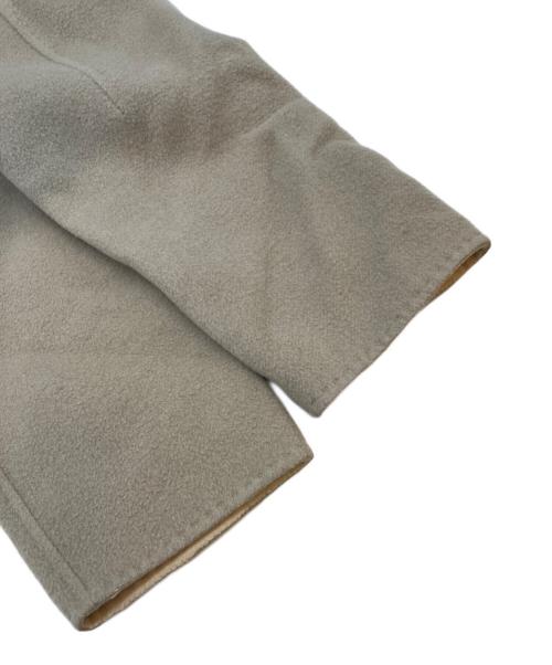 MUSE de Deuxieme Classe（ミューズ ドゥーズィエム クラス）MUSE de Deuxieme Classe (ミューズ ドゥーズィエム クラス) Hamiltonウール リバーコート アイボリー×ベージュ サイズ:freeの古着・服飾アイテム