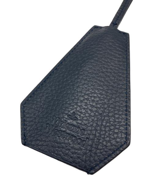 Vivienne Westwood（ヴィヴィアンウエストウッド）Vivienne Westwood (ヴィヴィアンウエストウッド) レザークロシェット ネイビーの古着・服飾アイテム