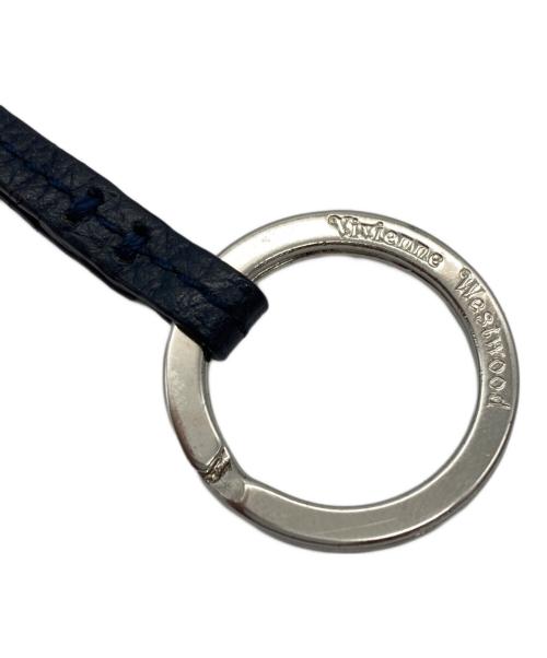 Vivienne Westwood（ヴィヴィアンウエストウッド）Vivienne Westwood (ヴィヴィアンウエストウッド) レザークロシェット ネイビーの古着・服飾アイテム