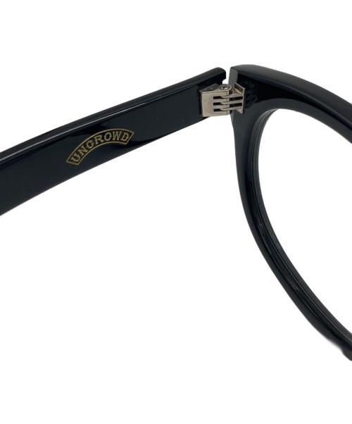 UNCROWD（アンクラウド）UNCROWD (アンクラウド) 伊達眼鏡/アイウェア ブラックの古着・服飾アイテム